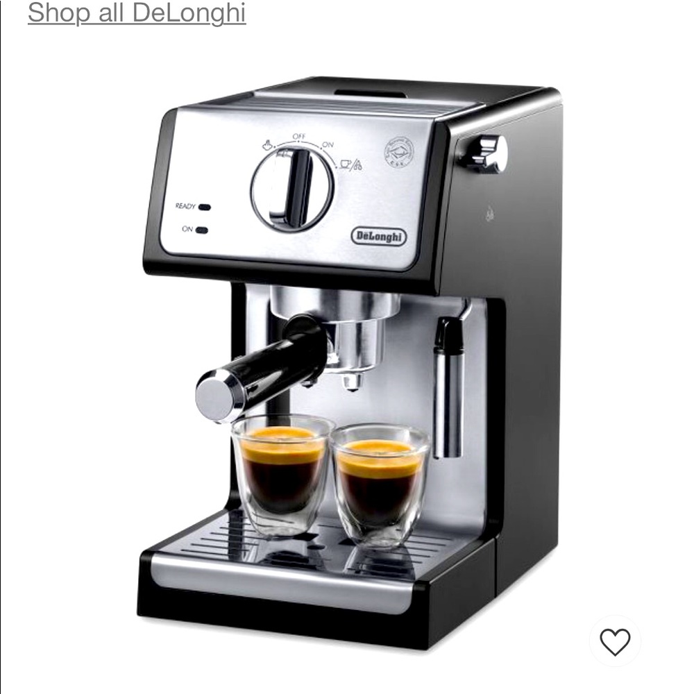 Delonghi espresso + cappuccino maker